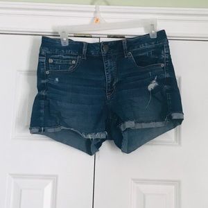 AE Midi Jean Shorts Super Stretch Medium Wash, 8